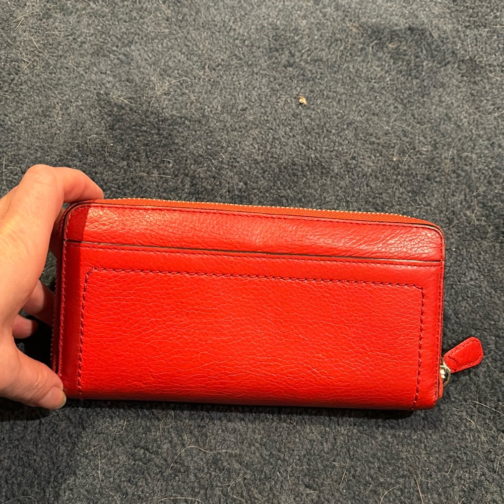 REDUCED - COACH Red Leather Wallet